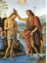 The baptism of Jesus Christ