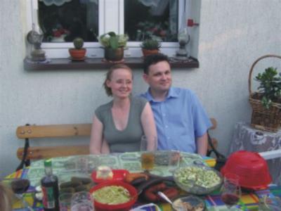 Elisa and Peter at the table 2