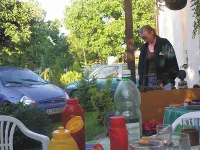 Elisa and our small FORD called 