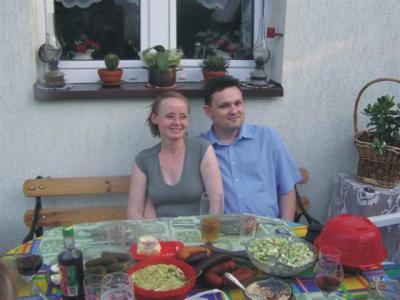 Elisa and Peter together in Tomaszow Mazowiecki