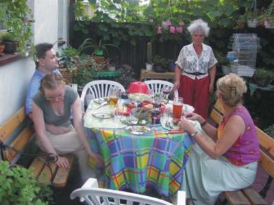 Elisa, Peter, Marta and Bozena - Mirek's sister