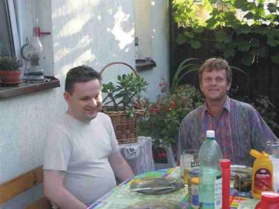 Peter and Mirek in Tomaszow Mazowiecki